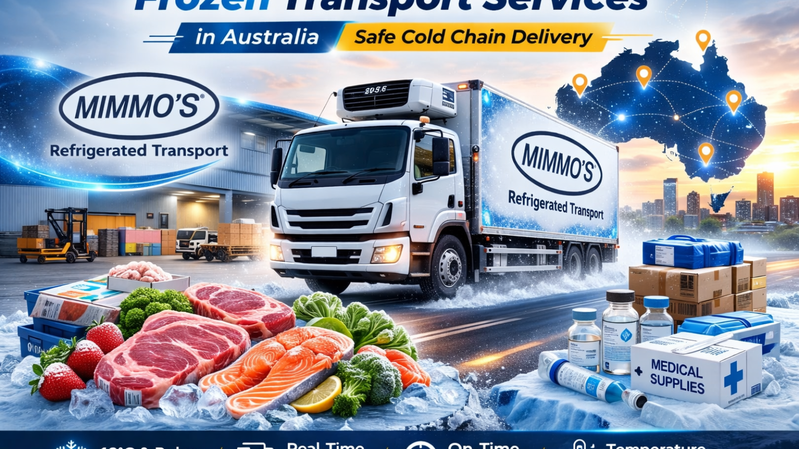 Frozen Transport Services in Australia | Safe Cold Chain Delivery