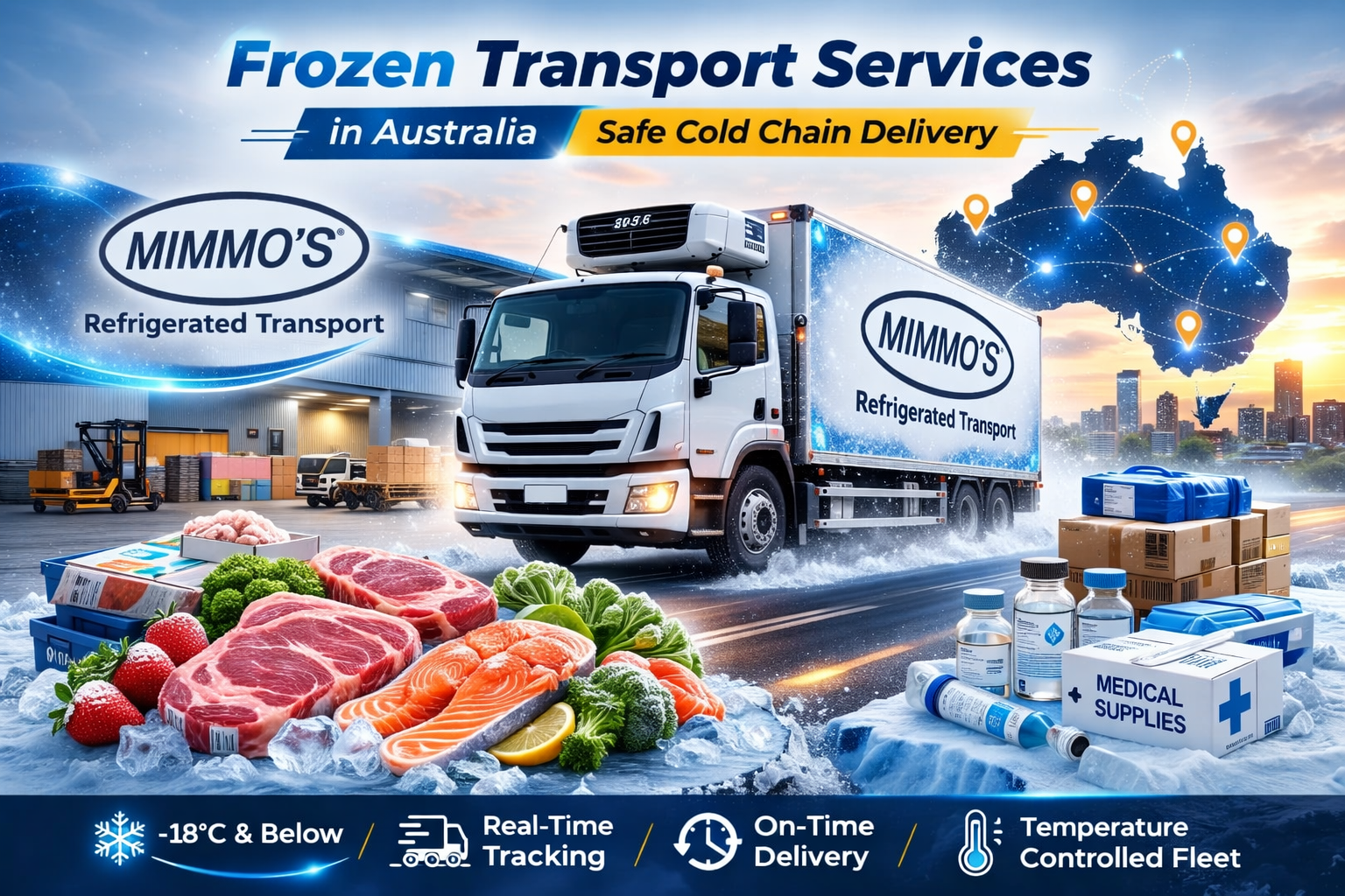 Frozen Transport Services in Australia | Safe Cold Chain Delivery